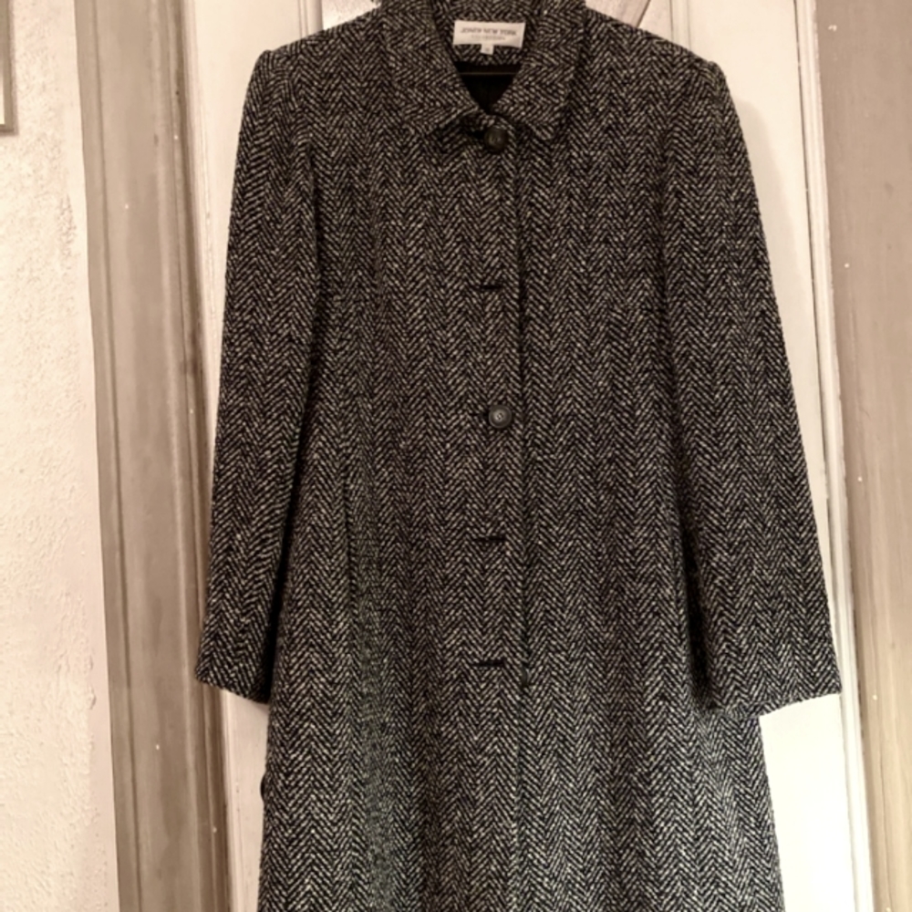 Jones New York Tweed Coat